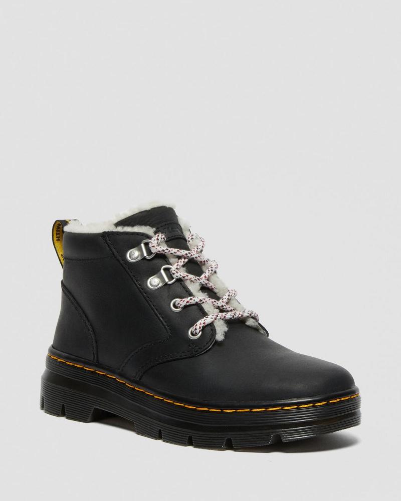 Women\'s Dr Martens Bonny Faux Shearling Lined Winter Boots Black | AU 285FDN